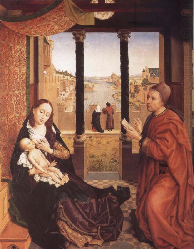 Rogier van der Weyden St Luke Drawing the Virgin china oil painting image